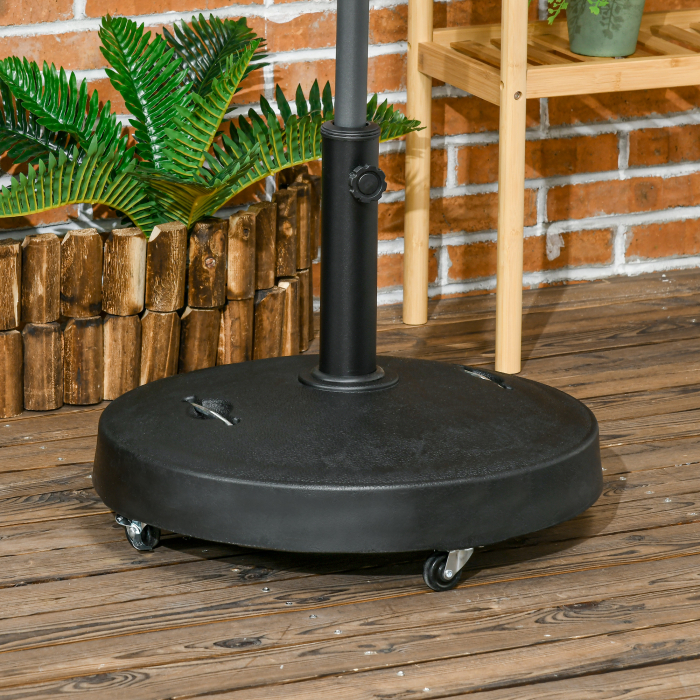  Baza pentru Umbrela de 23.5kg con 2 Manivele si Roti [2]