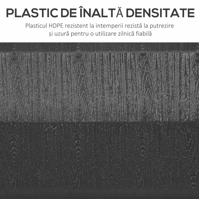  Baza pentru Umbrela de Gradina 3,5 m cu Manere, din HDPE si Otel, 49x49x36,5 cm, Negru [6]