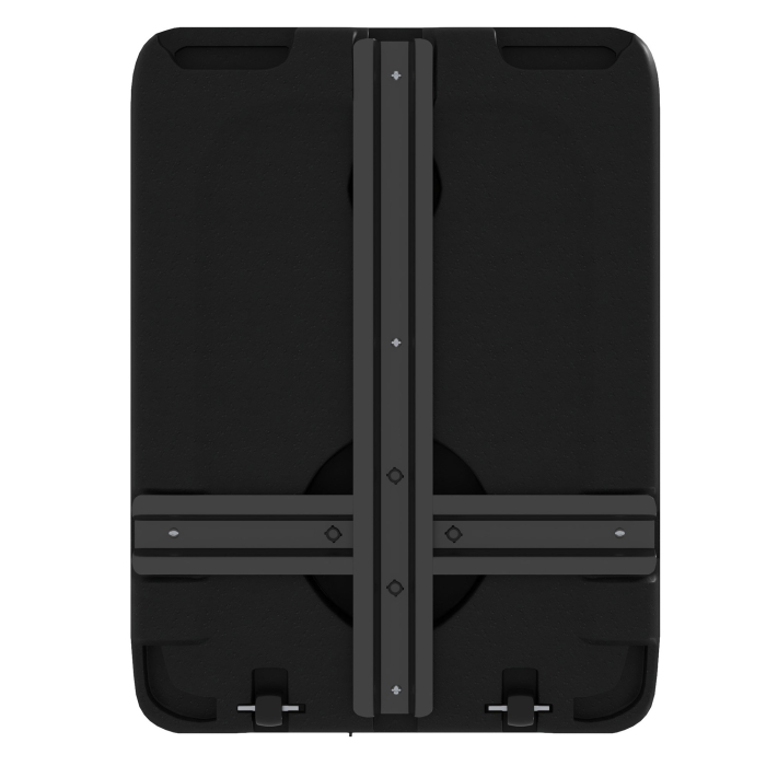 Baza  pentru Umbrela de Gradina Umpluta cu Apa si Nisip 70-90 kg, Roti si Maner din HDPE, 80x60 cm, Negru [8]
