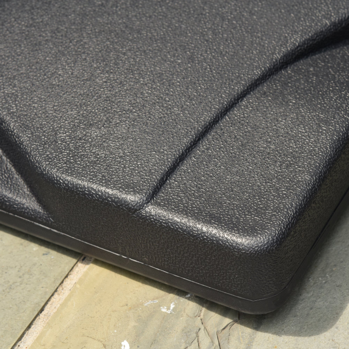  Baza pentru Umbrela din Plastic de 20 kg pentru Stalpi de 35-38-48 mm, 41,5x41,5x35cm [8]