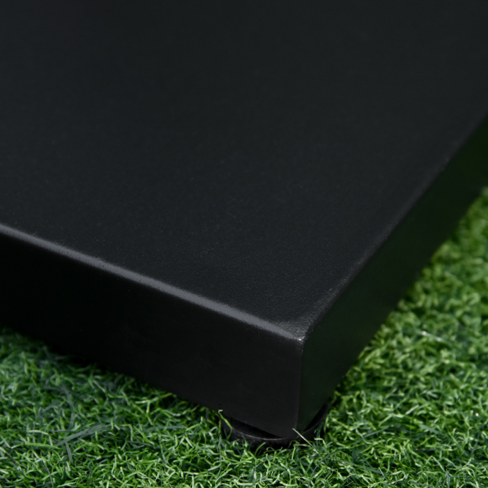  Baza pentru Umbrela Patrata Greutate 18kg pentru Stalpi de Φ3/3.5/3.8, 45x45x39cm, Negru [8]