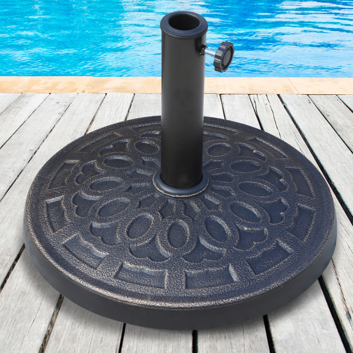  Baza pentru Umbrela Rotunda in Rasina, Bronz Φ44x33cm [2]