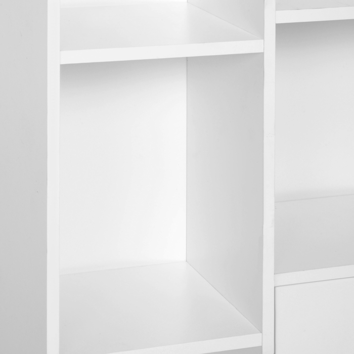  Biblioteca Alba 80×23,5×118 cm - Lemn cu Picioare din Pin [7]