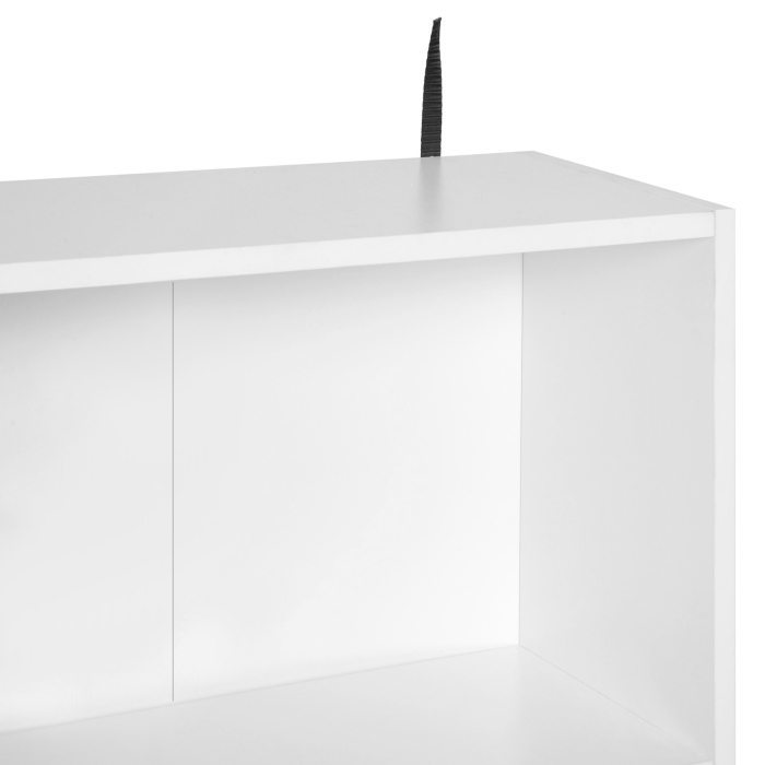  Biblioteca Alba 80×23,5×118 cm - Lemn cu Picioare din Pin [8]