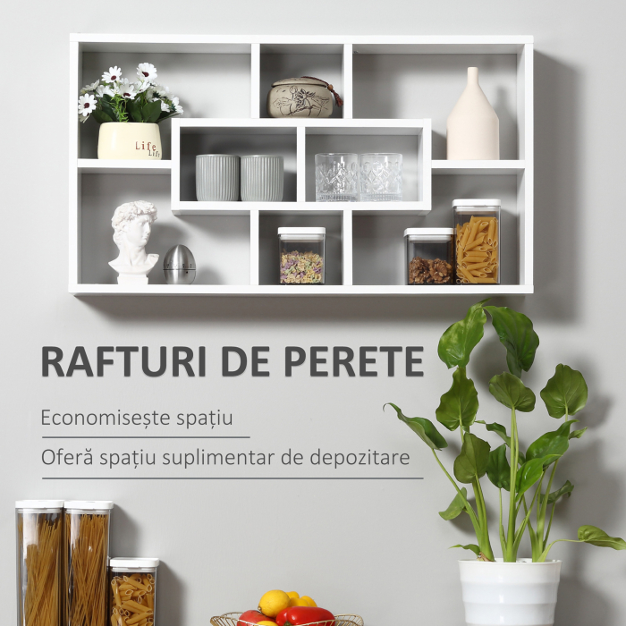  biblioteca cu rafturi, pentru perete 85x47.5x14.5cm [4]