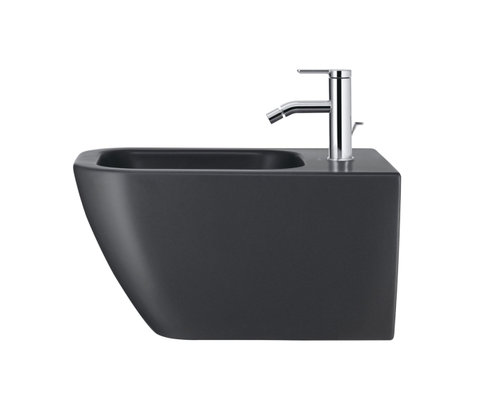 Bideu Duravit Happy D.2, suspendat, mat, antracit, 2258151300 [2]
