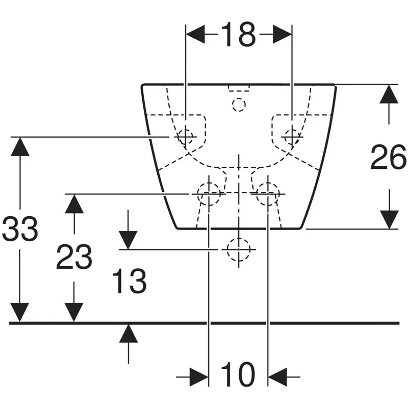 Bideu Geberit Selnova Square, suspendat, alb, 501.547.01.1 [3]