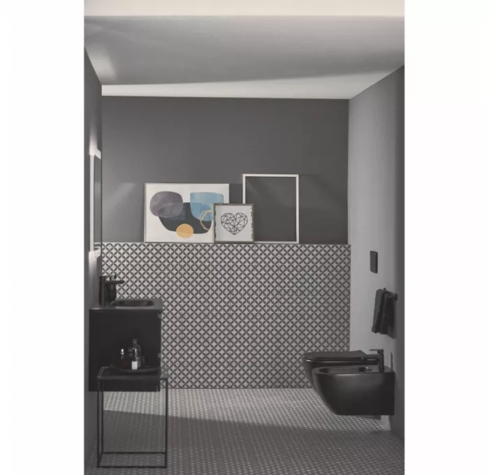 Bideu Ideal Standard Tesi, suspendat, mat, negru, T3552V3 [7]