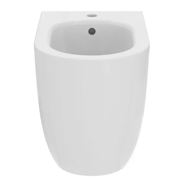 Bideu pe pardoseala Atelier Blend Curve alb lucios [4]