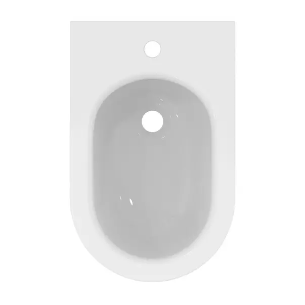 Bideu pe pardoseala Atelier Blend Curve alb lucios [6]