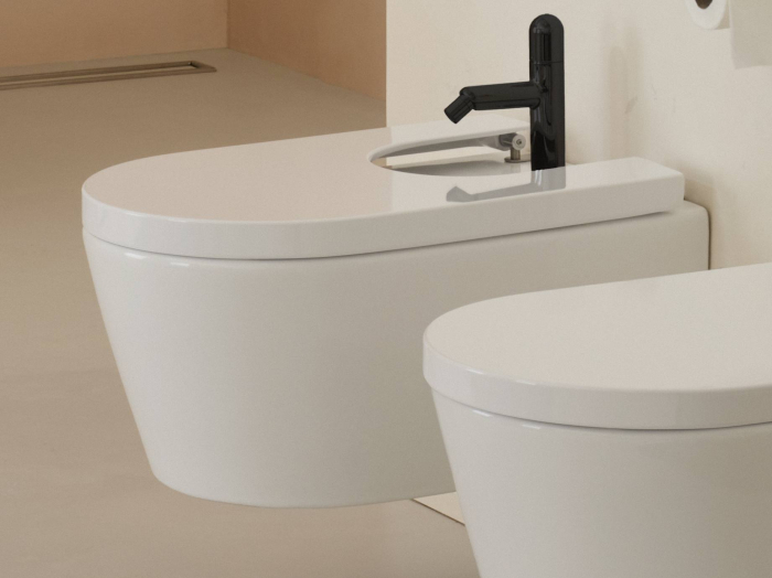 Bideu Roca A357525000, 560 mm, 370 mm, 290 mm, 1 nr orificii baterie, suprafata antiaderent, suspendat, Alb [4]