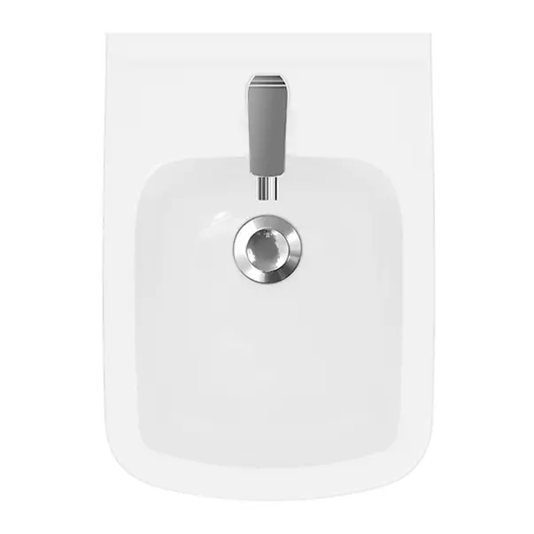 Bideu suspendat Cersanit City alb cu fixare ascunsa [2]