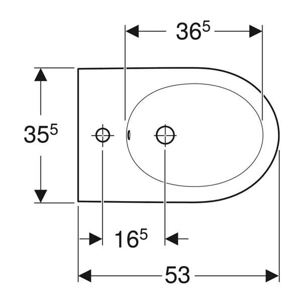 Bideu suspendat Geberit iCon alb lucios [4]