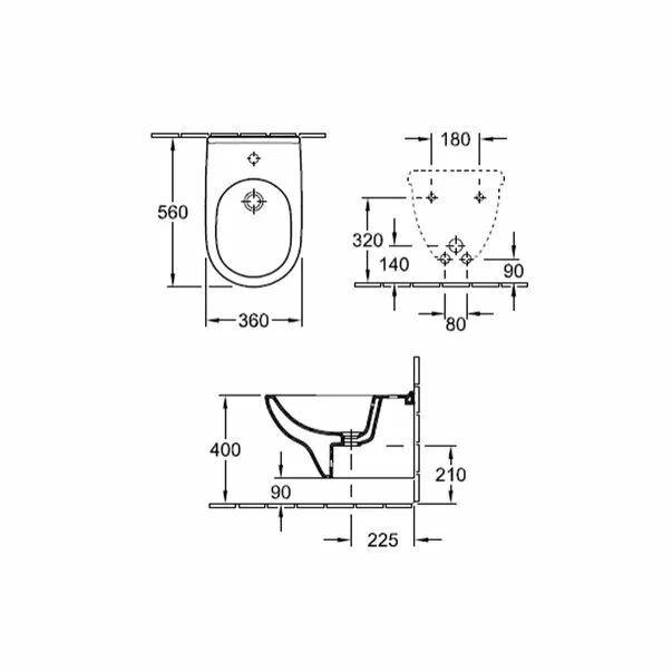 Bideu suspendat Villeroy&Boch O.Novo [3]