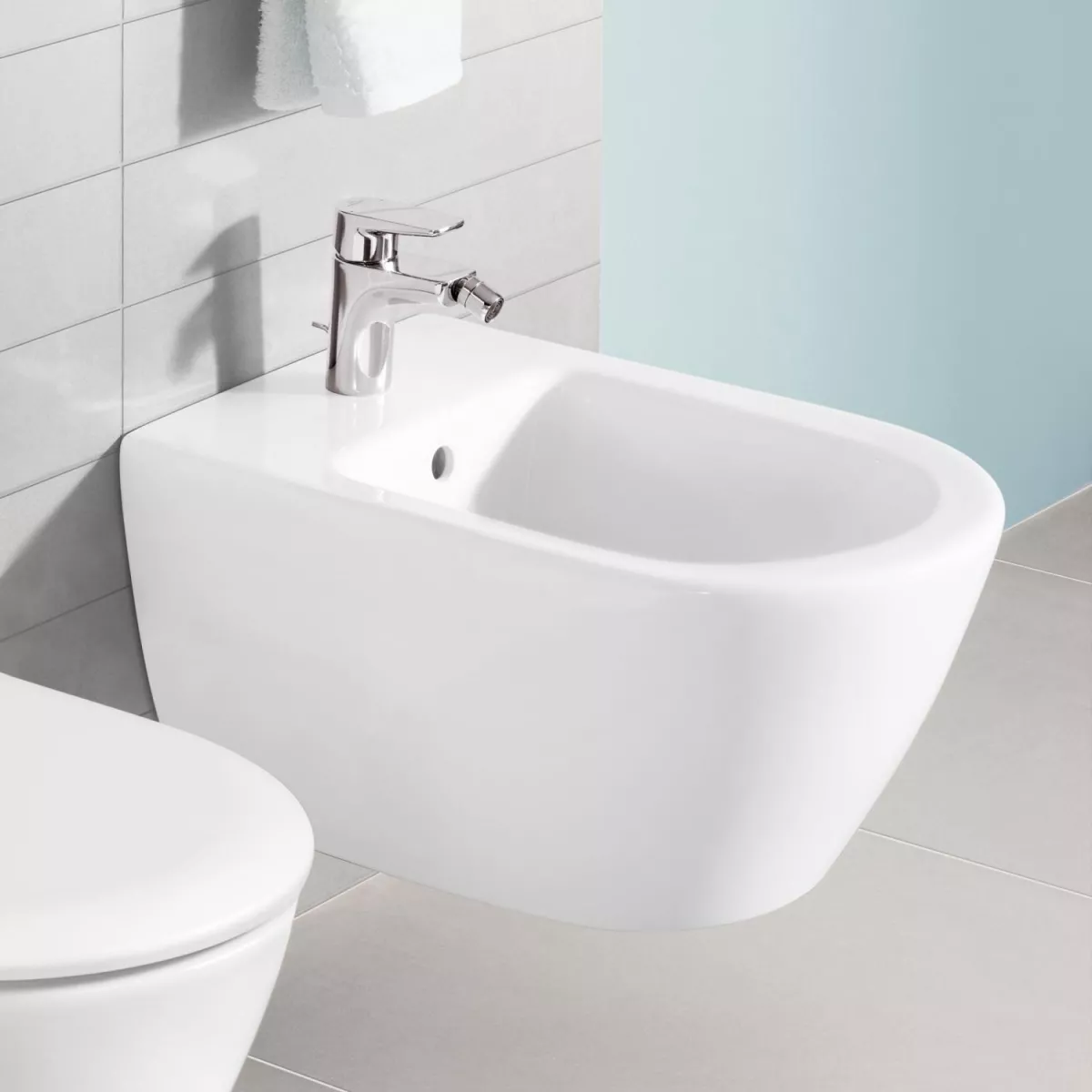 Bideu Villeroy & Boch Subway 2.0, suspendat, CeramicPlus, alb, 540000R1 [2]