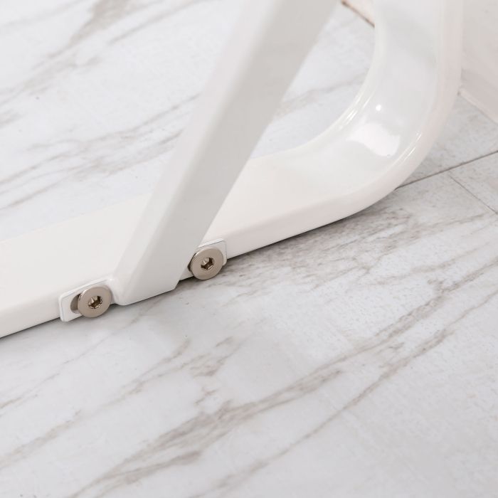  Birou pentru camera birou din metal alb si sticla securizata [9]