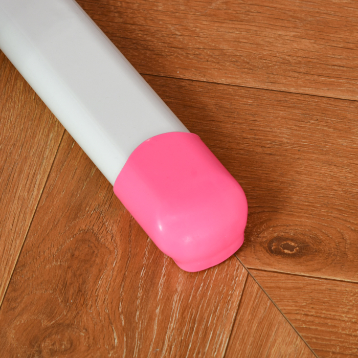  Birou pentru Copii cu Scaun Reglabil, Masa cu Sertar, Lampa si Suprafata inclinabila, 80x49,5x82-104 cm, Roz [9]