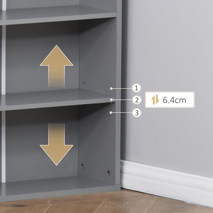  Birou Pliabil 3-in-1 - Biblioteca, Tabla & Masa Dining, 98×153 cm [8]