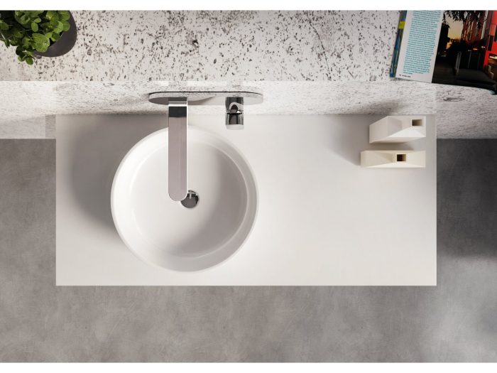 Blat lavoar Ravak Moon, 1000 x 550 x 70 mm, mat, alb, X000000840 [5]