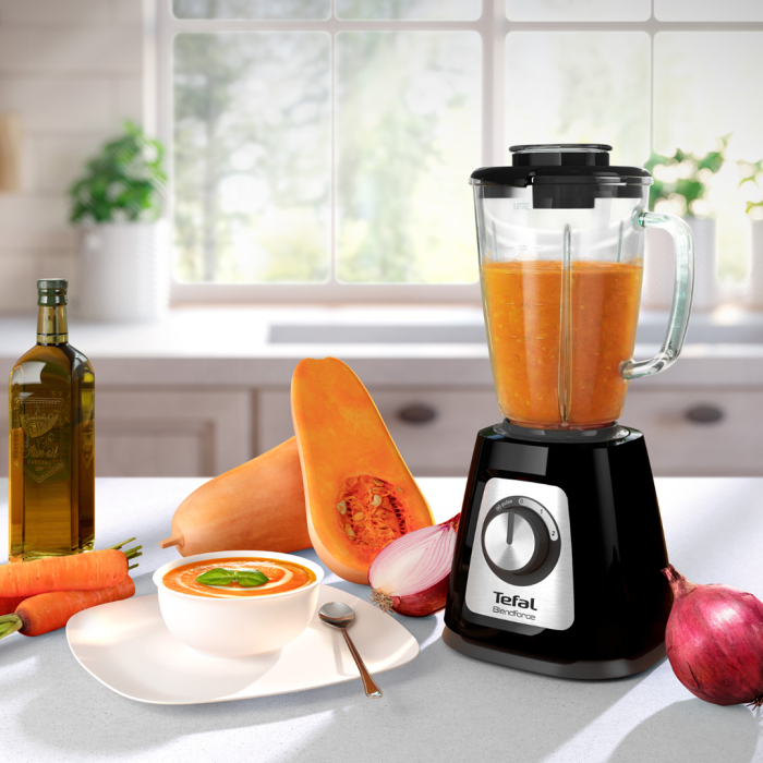 Blender BlendForce 2 BL438831, tehnologie Powelix, 800 W, 6 lame inox, 3 programe inteligente, Air Cooling, Smart Lock,  Easy Safety, Easy Clean, 2 ac [7]