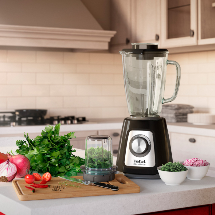 Blender BlendForce 2 BL438831, tehnologie Powelix, 800 W, 6 lame inox, 3 programe inteligente, Air Cooling, Smart Lock,  Easy Safety, Easy Clean, 2 ac [8]