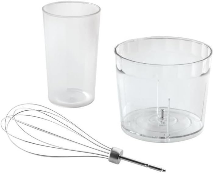 Blender de mana 3 in 1 Russell Hobbs 27140-56 Desire, 500W, 2 viteze + puls, vas tocare 500ml, fara BPA, Rosu [4]