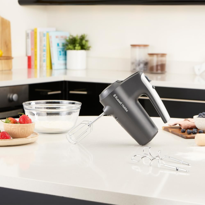 Blender de mana 3 in 1 Russell Hobbs 27141-56 Desire, 500W, 2 viteze + puls, vas tocare 500ml, fara BPA, Gri Carbune Mat [7]