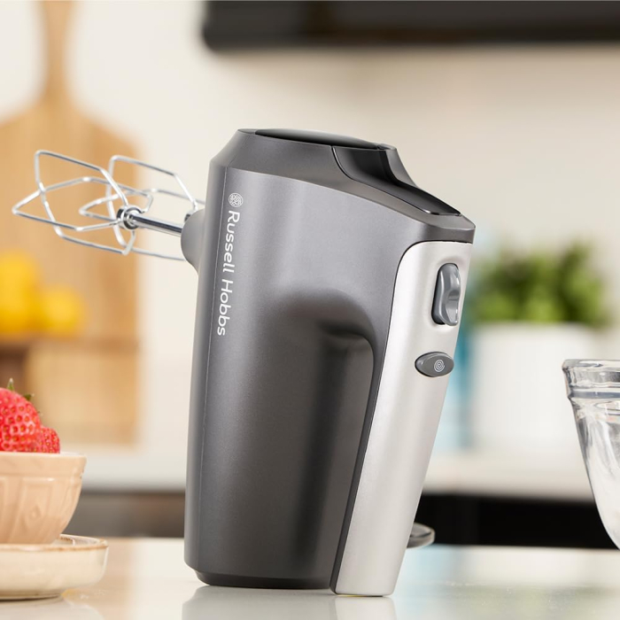 Blender de mana 3 in 1 Russell Hobbs 27141-56 Desire, 500W, 2 viteze + puls, vas tocare 500ml, fara BPA, Gri Carbune Mat [6]
