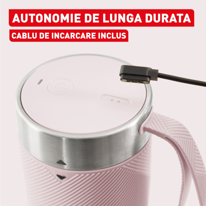 Blender portabil Tefal Lightmix BL1C07F0, 300 ml, 20.000 rpm, 2 lame, acumulator 1200 mAh, pana la 11 cicluri pe incarcare, rezultate in 40 secunde, g [6]