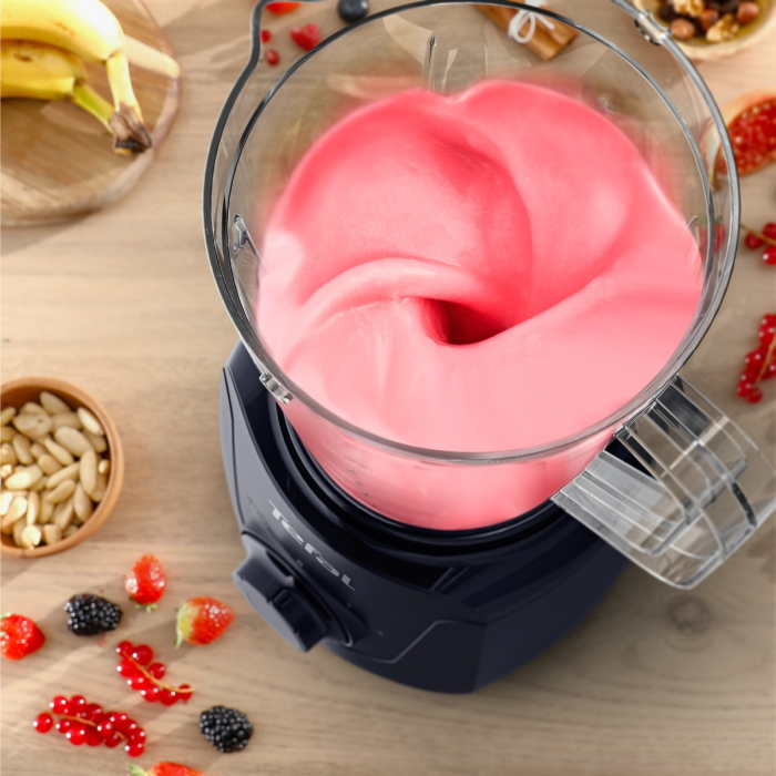 Blender Tefal Blendforce Essential BL4118F0, 450 W, 1 L, 2 trepte viteza, 4 lame inox, tocator inclus, functie zdrobire gheata, negru [7]