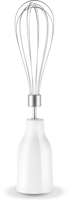 Blender vertical DailyMix HB533138, 600 W, o treapta de viteza, tocator 0.5 L, tel, protectie antistropire, maner ergonomic, recipient 0.8 L, alb [5]