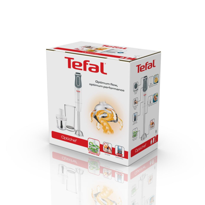 Blender vertical OptiChef 2 in 1 HB641138, 800 W, Tehnologie Powelix, 10 viteze, tocator 0,5l, pahar 0,8l, functie Turbo, alb  [12]
