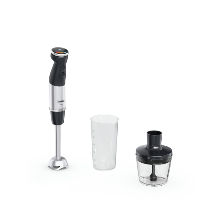 Blender vertical Tefal Quickchef+ HB672830, 1000 W, tehnologie Powelix, functie turbo, 20 viteze, mod silentios, tocator 0.5 L, recipient 0.8 L, negru [7]