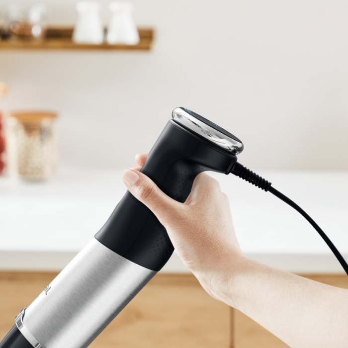 Blender vertical Tefal Quickchef+ HB672830, 1000 W, tehnologie Powelix, functie turbo, 20 viteze, mod silentios, tocator 0.5 L, recipient 0.8 L, negru [6]