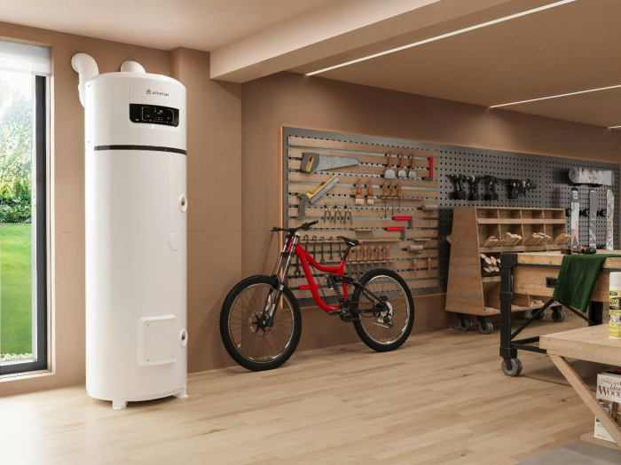 Boiler cu Pompa de Caldura Ariston NUOS PLUS S2 Wi-Fi 200 FS, 200 Litri, Clasa A+, Gaz R290, Montaj Pardoseala [3]