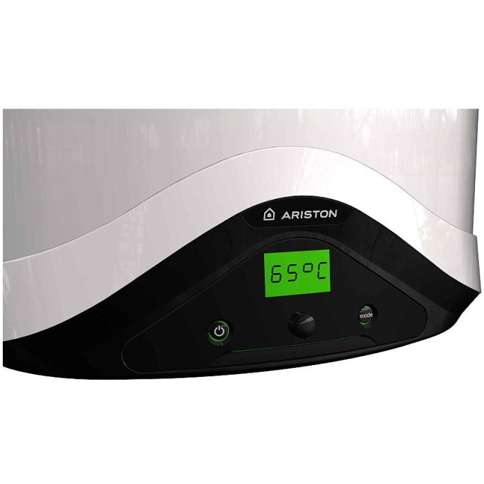 Boiler cu Pompa de Caldura Monobloc Ariston NUOS EVO A+ 80 WH, 80 Litri, Clasa A+, Display LCD, Cazan din otel emailat cu titan, Alb [2]