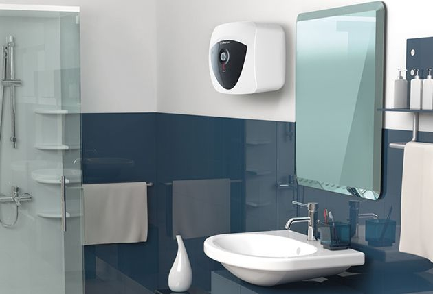 Boiler electric Ariston Andris Elite 10/5 EU, 10l, 1200W, Afisaj LED, Montare deasupra chiuvetei, Rezervor emailat, Alb [4]