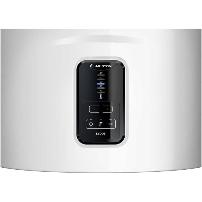 Boiler electric Ariston Lydos Eco 50, 1800 W, 50l, Tehnologie WaterPlus, Display digital, Eco Evo, T-MAX, TitanShield, Rezervor emailat cu Titan, Alb [3]