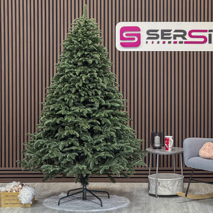 Brad artificial Christmas Deluxe by Sersimo, Alaska, verde, mix 2D+3D, 210 cm [1]