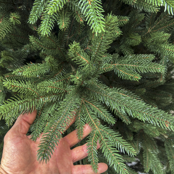 Brad artificial Christmas Deluxe, Alpine, verde, integral 3D, 230 cm [5]