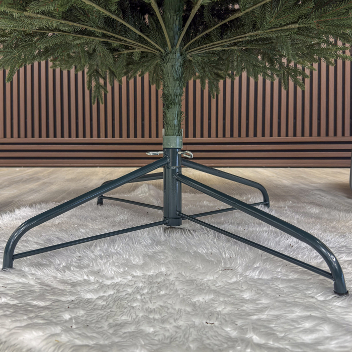 Brad artificial Christmas Deluxe, Alpine, verde, integral 3D, 230 cm [4]