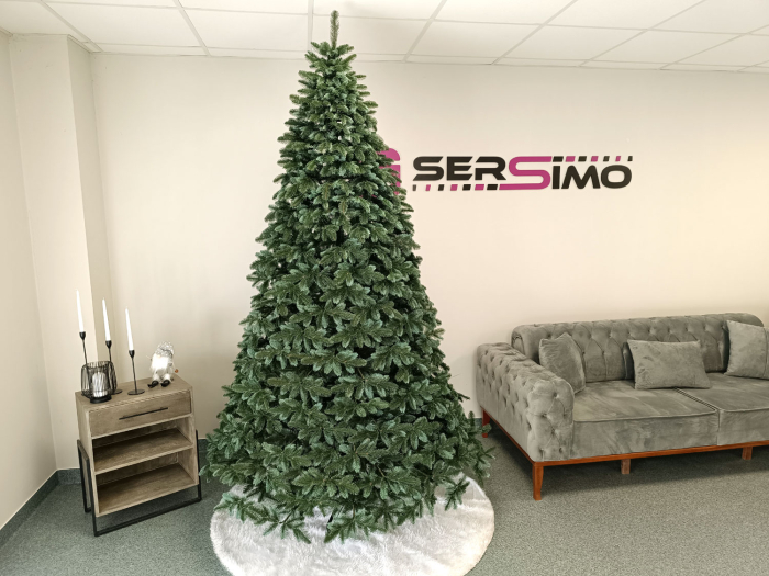 Brad artificial Christmas Deluxe by Sersimo, Canada argintiu, 3D, 250cm [4]