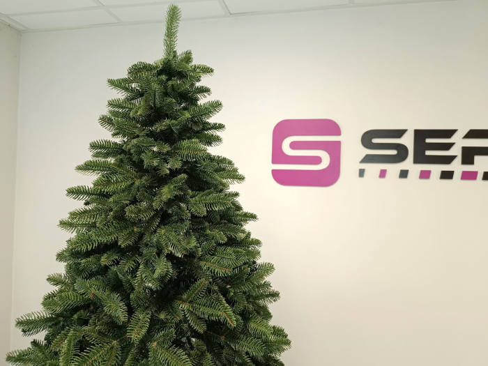 Brad artificial Christmas Deluxe by Sersimo, Canada verde, 3D, 210cm [15]