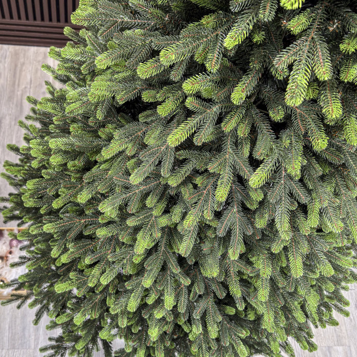 Brad artificial Christmas Deluxe, Carpati cu varfuri verzi, 2D+3D, 250cm [14]
