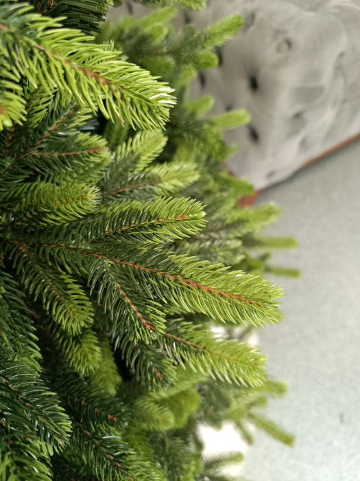 Brad artificial Christmas Deluxe, Carpati cu varfuri verzi, 2D+3D, 250cm [5]