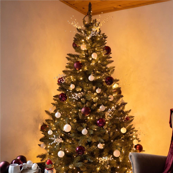 Brad artificial Christmas Deluxe by Sersimo, Caucazian Premium, 2D, 220cm [41]