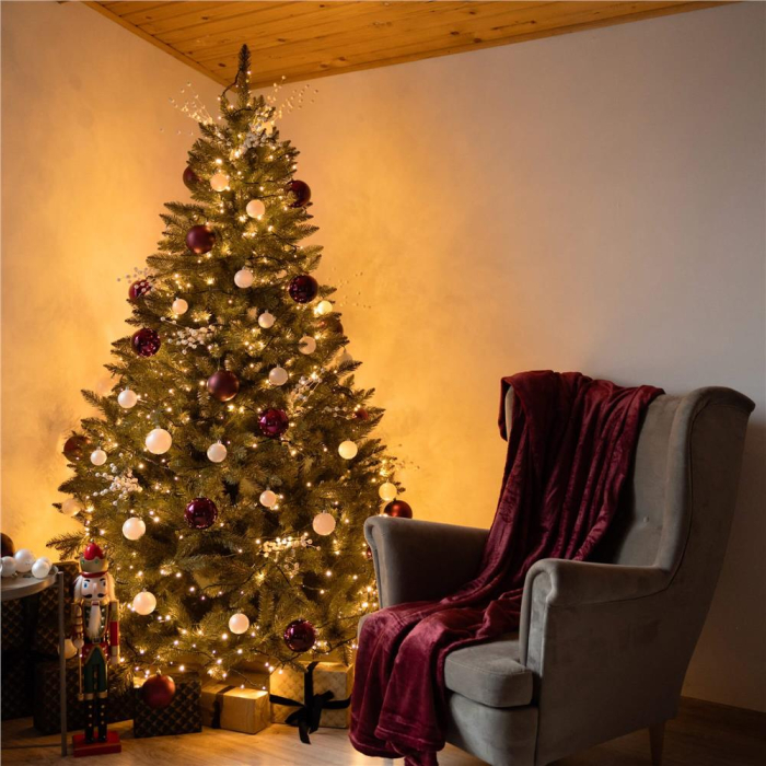 Brad artificial Christmas Deluxe by Sersimo, Caucazian Premium, 2D, 220cm [40]
