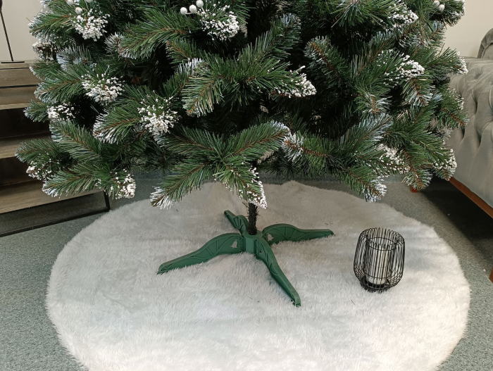 Brad artificial Christmas Deluxe, Crystal nins cu merisoare, 2D, 250cm [6]