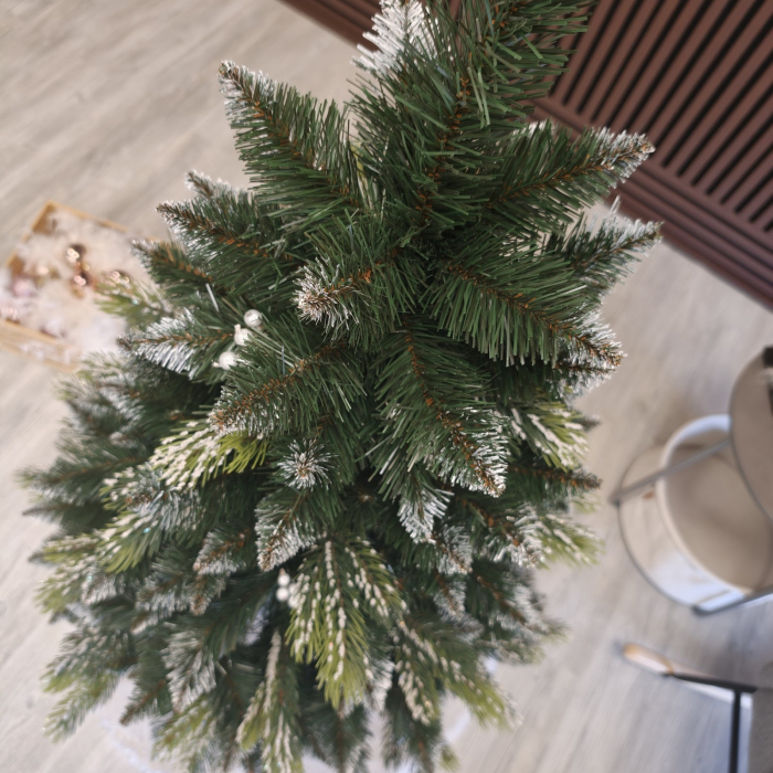 Brad artificial Christmas Deluxe, Diamant, 2D+3D, 150cm [5]