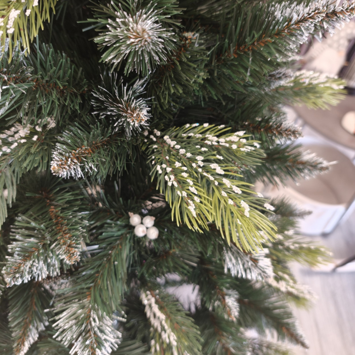 Brad artificial Christmas Deluxe, Diamant, 2D+3D, 150cm [9]